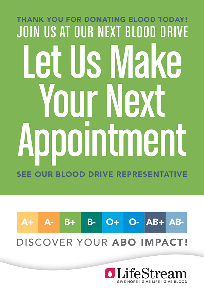  LifeStream ABO Impact Sign 