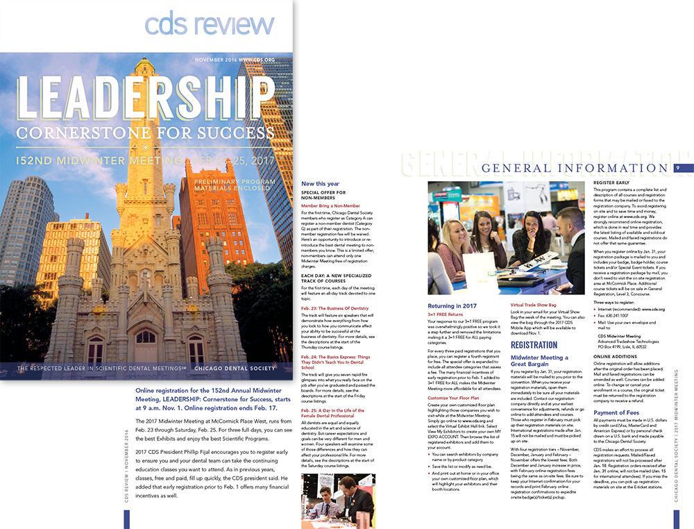  Chicago Dental Society Program 